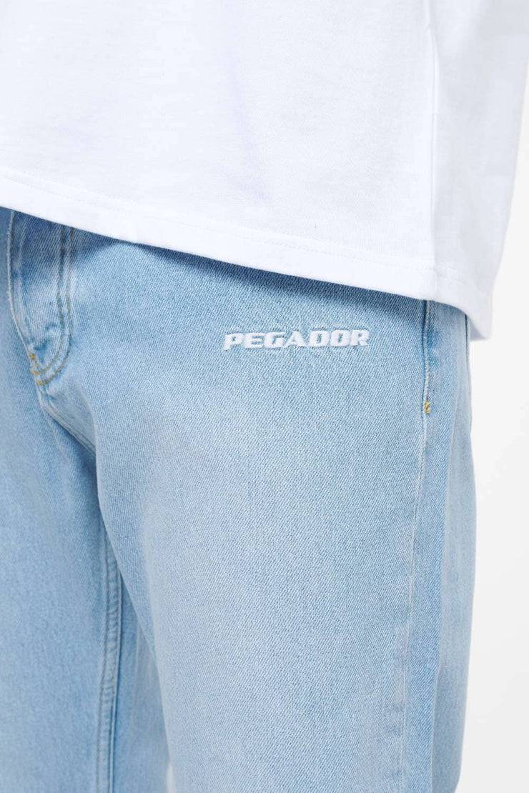 Pegador Abott Wide Jeans Washed Blue Limitierter Zeitrabatt
