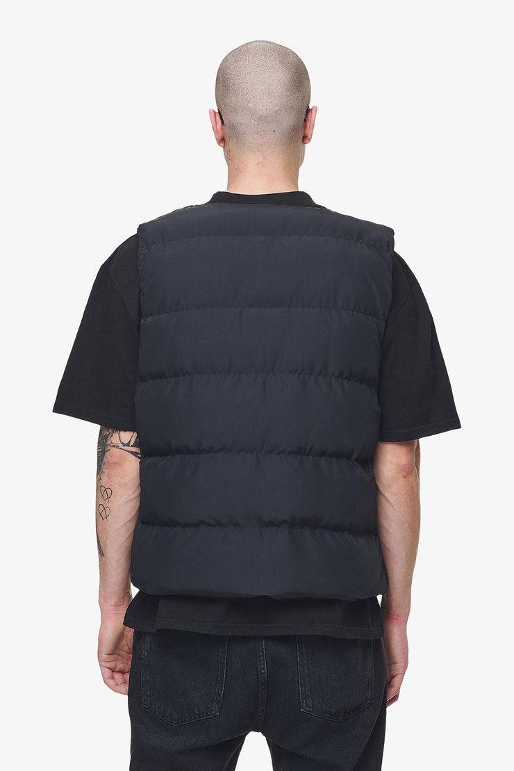 Pegador Aberdeen Round Neck Puffer Vest Black Ink Sonderangebot