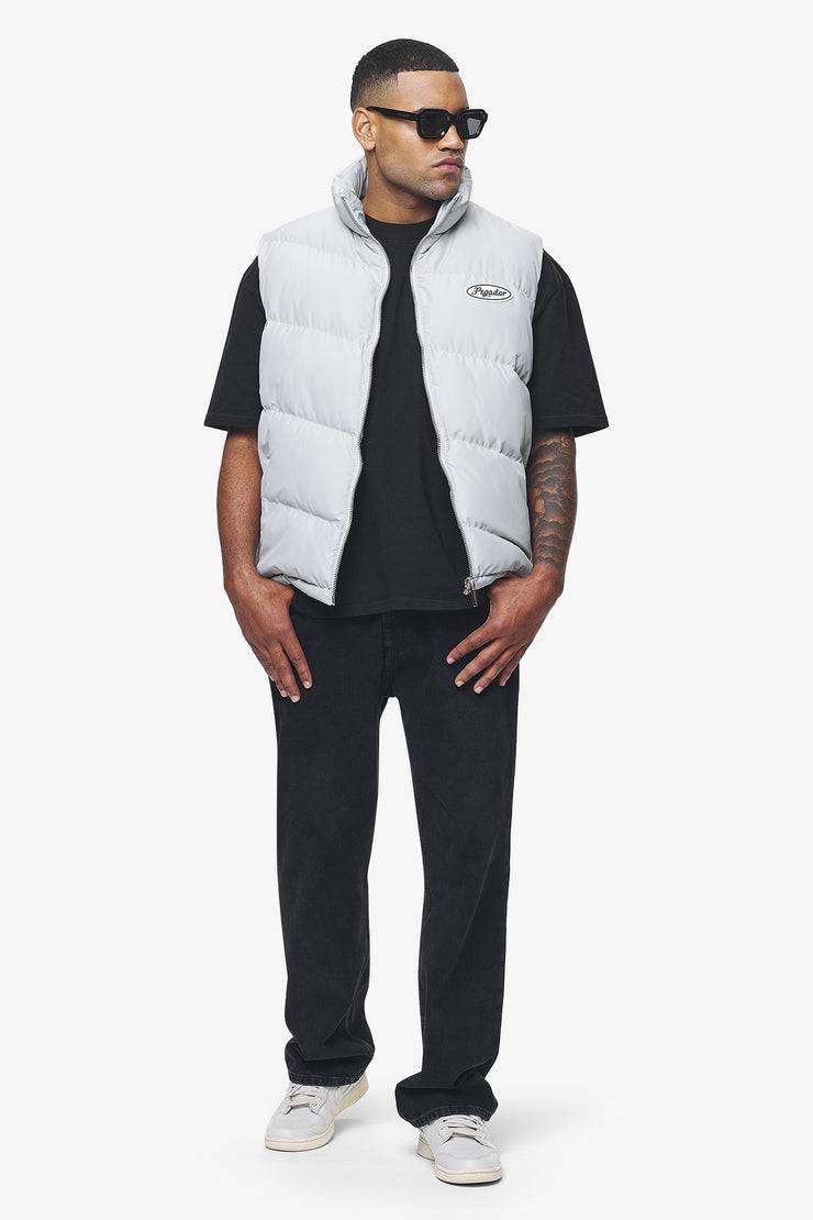 Pegador Yale Puffer Vest Dusk Grey Rabatt