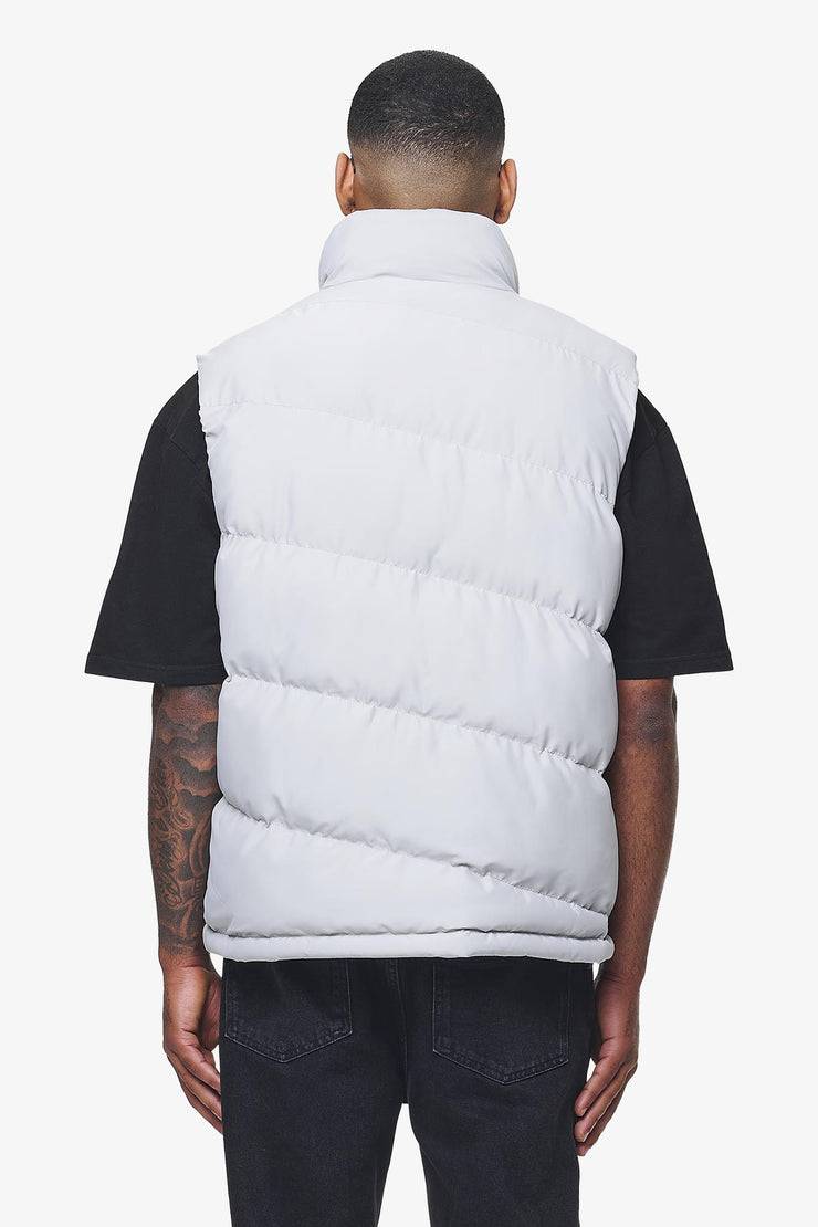 Pegador Yale Puffer Vest Dusk Grey Rabatt