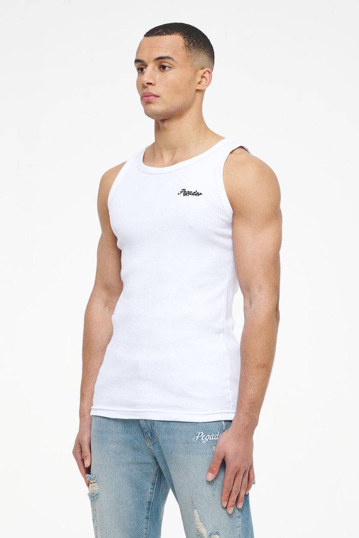 Pegador Adera Rib Undershirt White Flash Sale