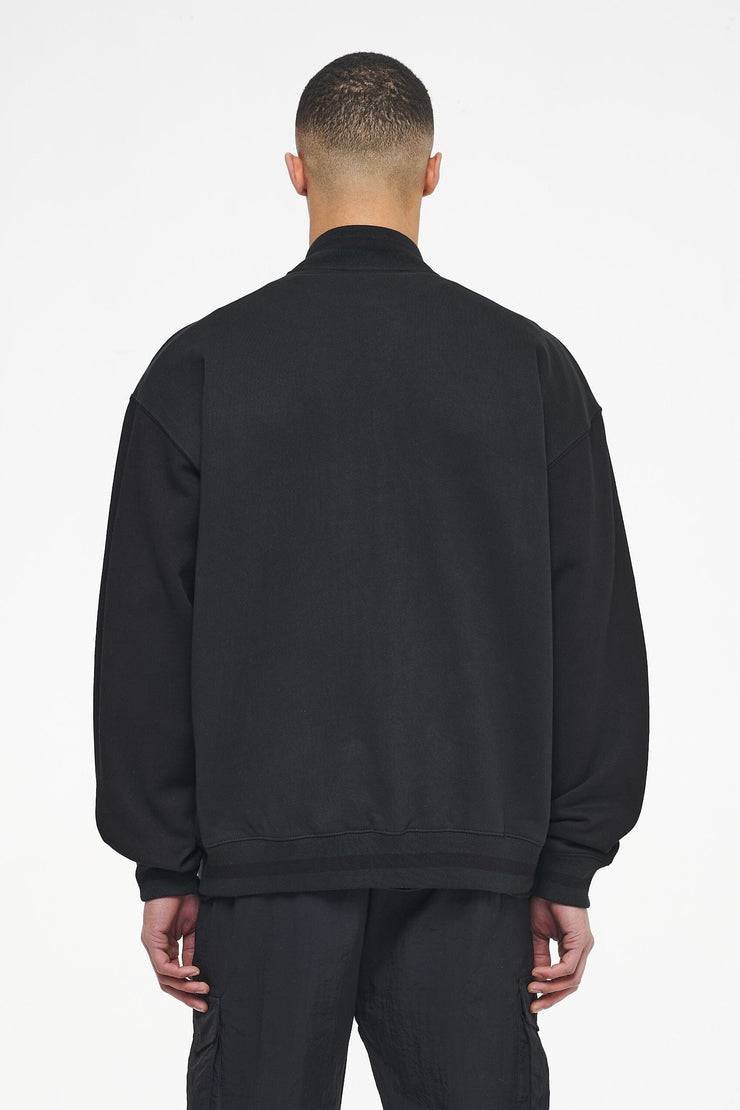 Pegador Whitney Varsity Jacket Washed Black Ink Black Begrenztes Angebot