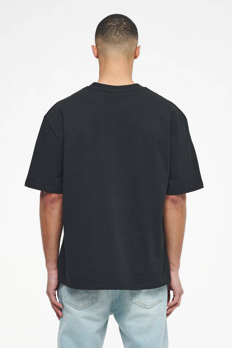 Pegador Reid Oversized Tee Vintage Washed Black Ink Preisnachlass