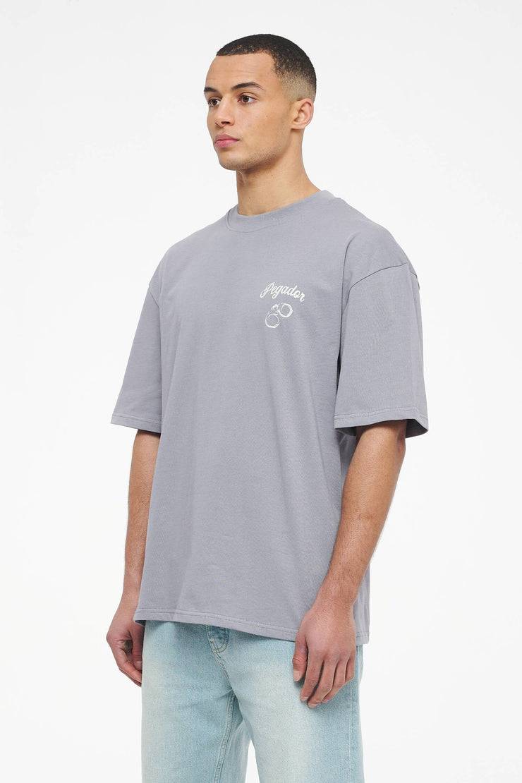Pegador Skena Oversized Tee Vintage Washed Dusk Grey Cyber Monday