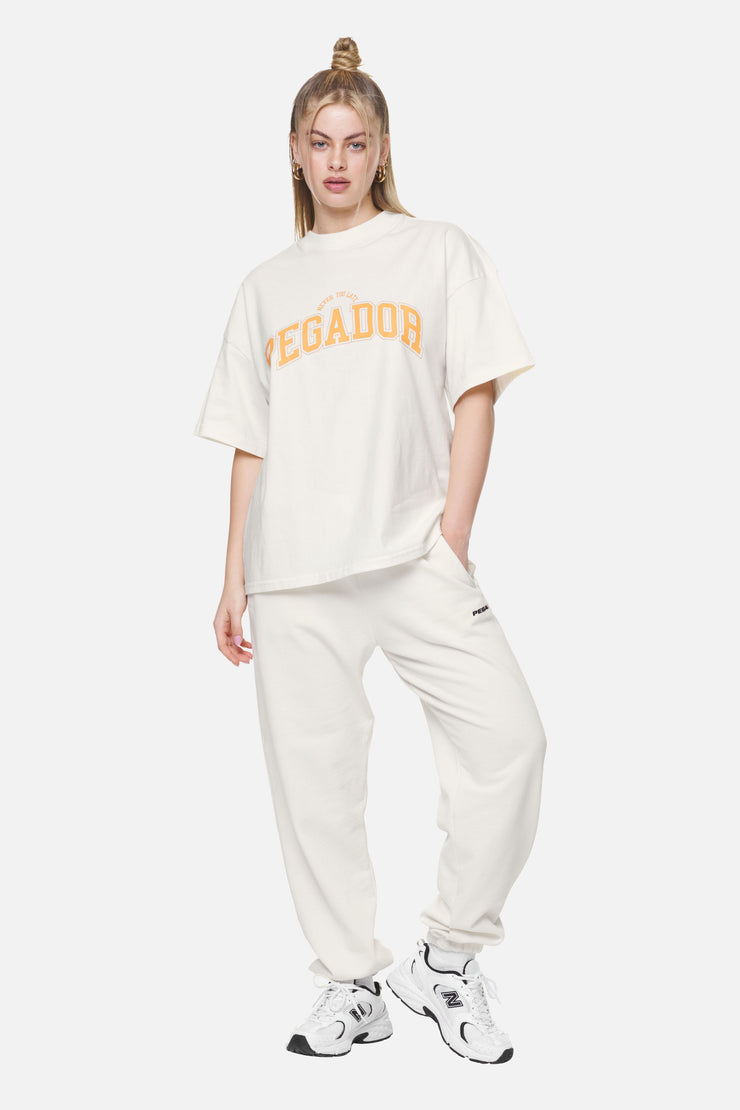 Pegador Wayruna Heavy Oversized Tee Washed Coconut Milk Muttertagsangebot