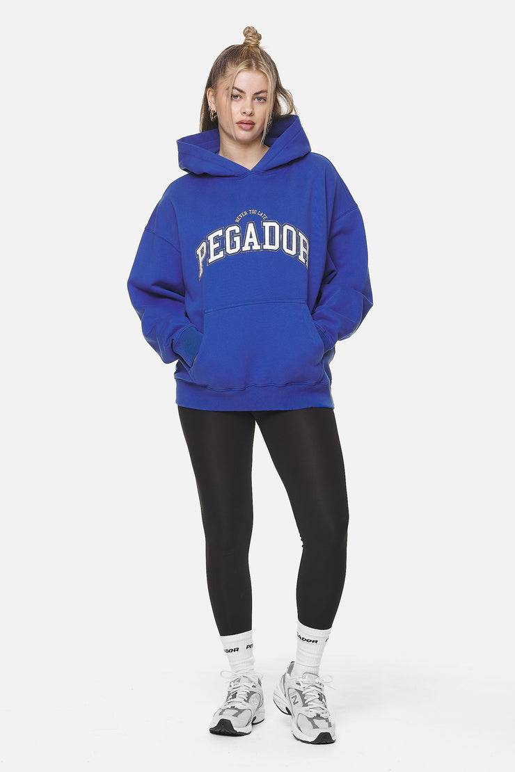 Pegador Wayruna Oversized Hoodie Washed True Blue Valentinstagsangebot