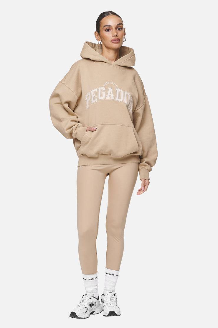 Pegador Wayruna Oversized Hoodie Washed Safari Sand Jubiläumsangebot