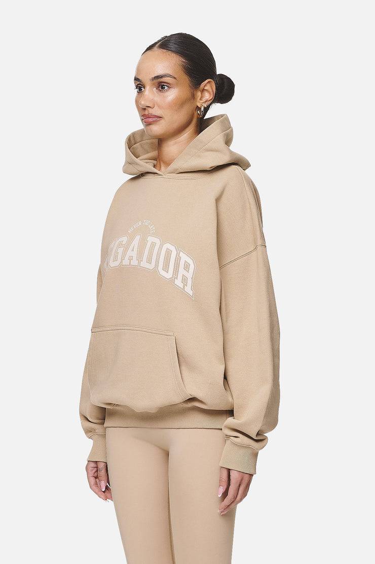 Pegador Wayruna Oversized Hoodie Washed Safari Sand Jubiläumsangebot