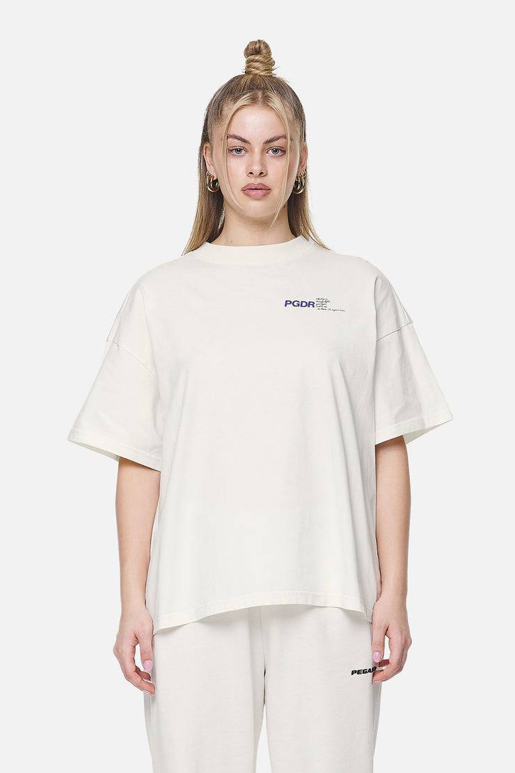 Pegador Habana Heavy Oversized Tee Washed Coconut Milk Top Angebot