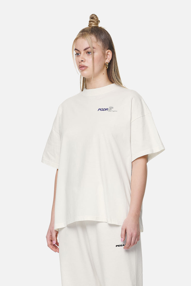 Pegador Habana Heavy Oversized Tee Washed Coconut Milk Top Angebot