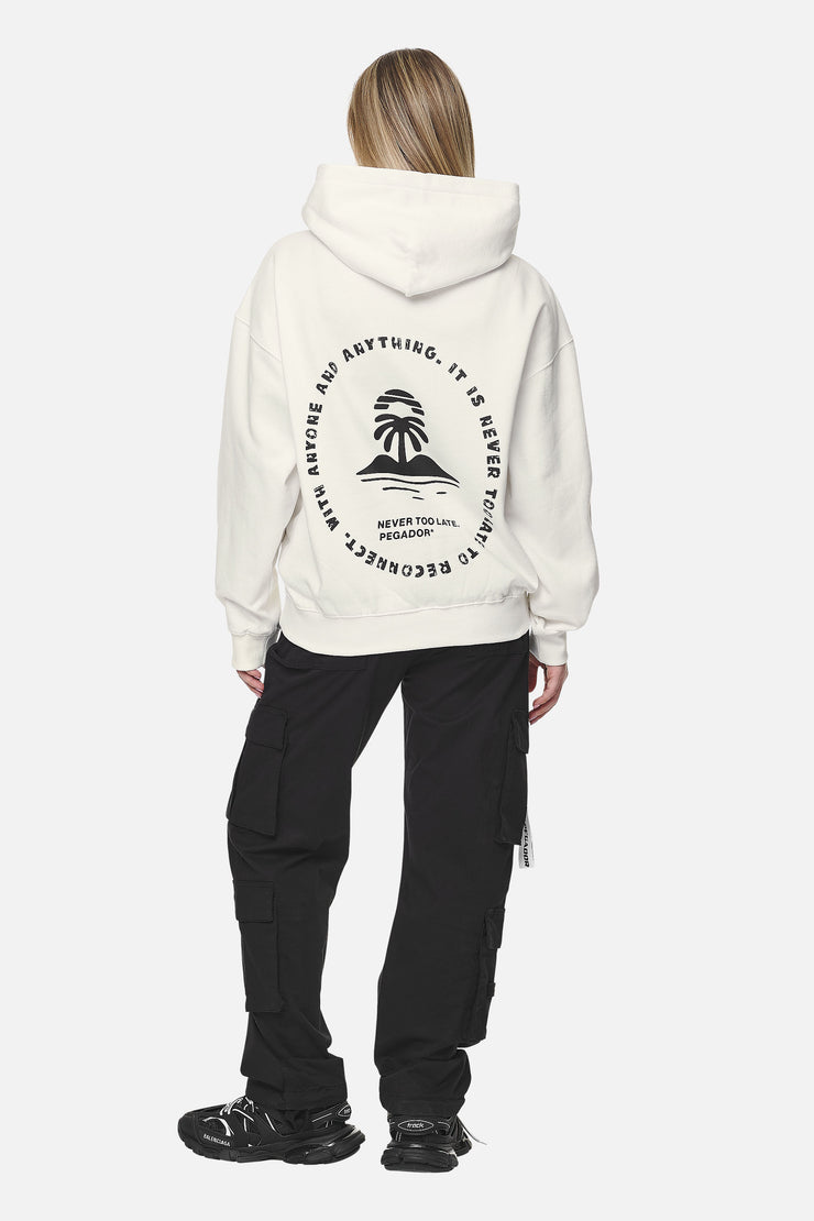 Pegador Palmyra Oversized Hoodie Washed Coconut Milk Zeitlich begrenztes Angebot