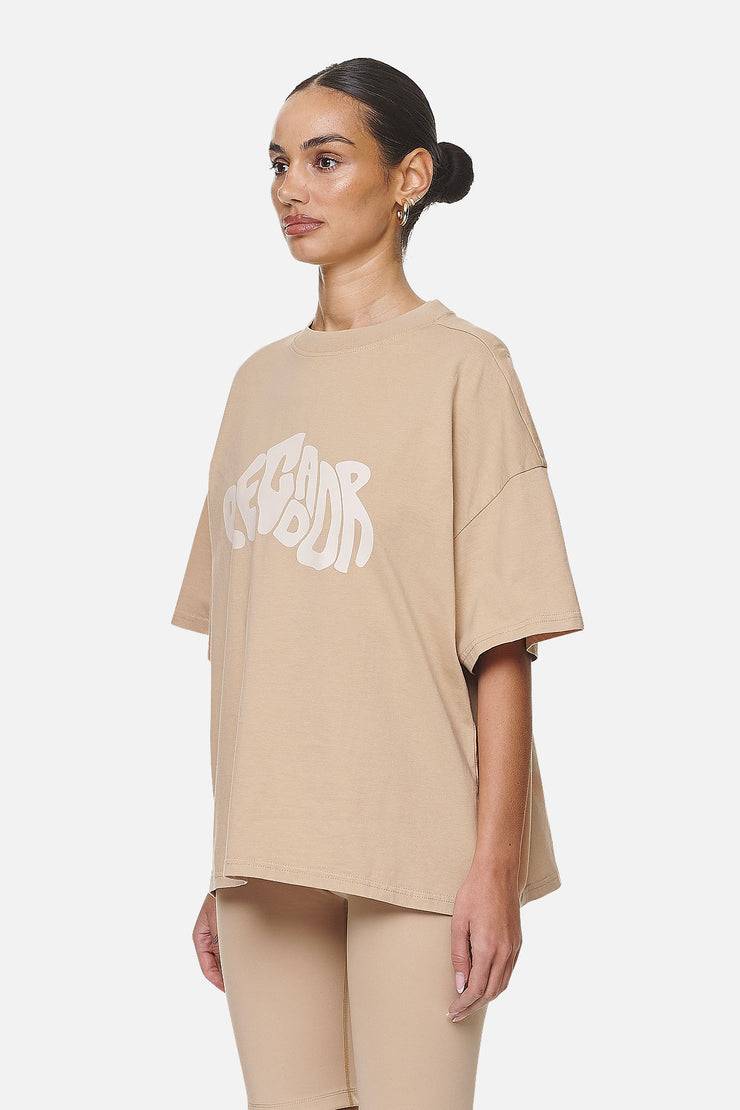 Pegador Paluma Heavy Oversized Tee Washed Safari Sand Kauf eins, bekomm eins gratis