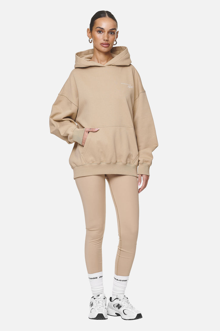 Pegador Berri Oversized Hoodie Washed Safari Sand Sonderangebote
