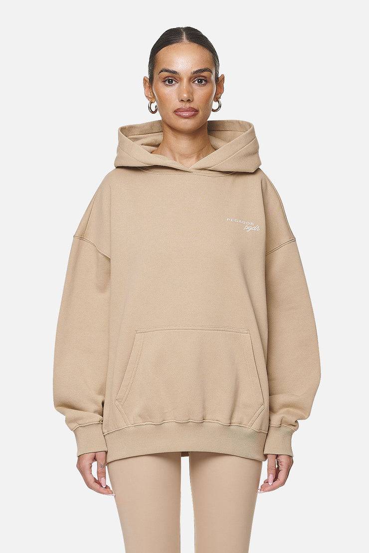 Pegador Berri Oversized Hoodie Washed Safari Sand Sonderangebote