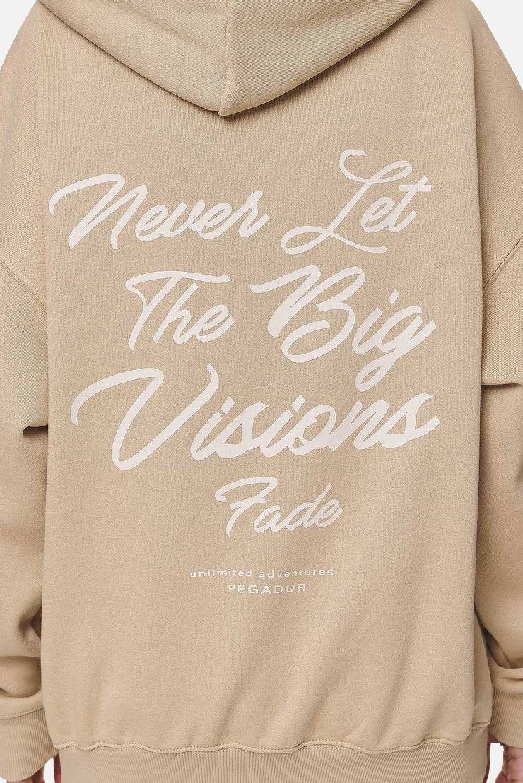 Pegador Berri Oversized Hoodie Washed Safari Sand Sonderangebote