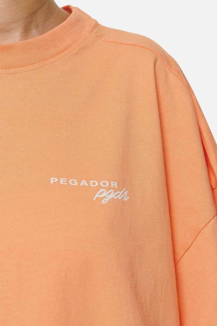 Pegador Berri Heavy Oversized Tee Washed Apricot Riesige Ersparnisse