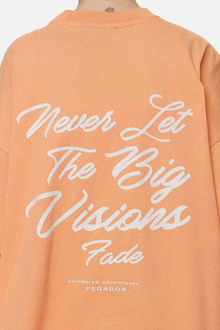 Pegador Berri Heavy Oversized Tee Washed Apricot Riesige Ersparnisse