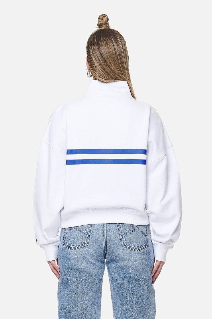 Pegador Sarina Oversized Halfzip Sweater White Super Sparpreis