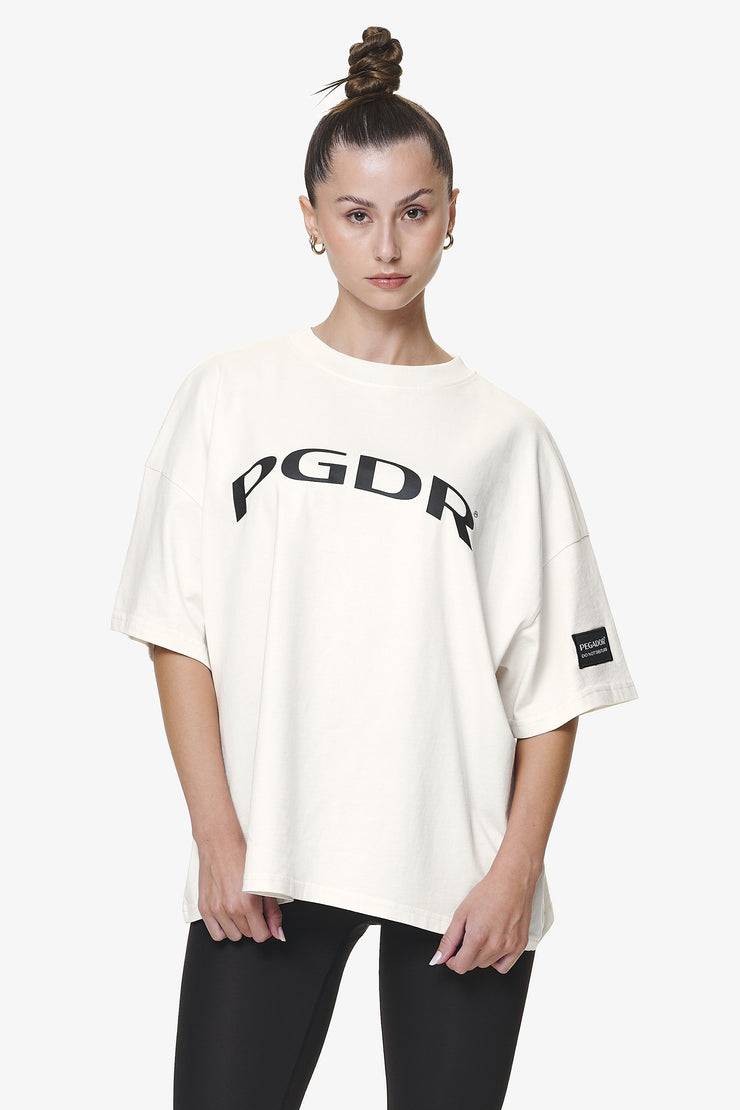 Pegador Troms Heavy Oversized Tee Washed Salty Cream Begrenzt auf 3 Tage