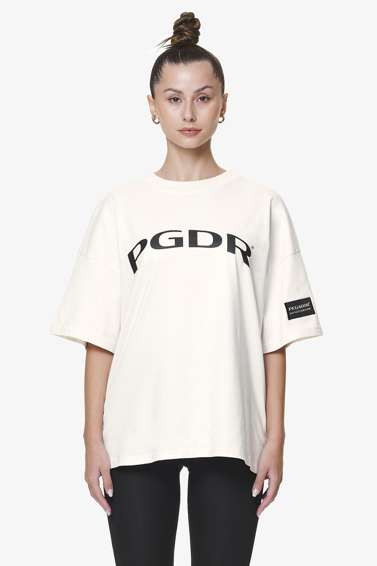 Pegador Troms Heavy Oversized Tee Washed Salty Cream Begrenzt auf 3 Tage
