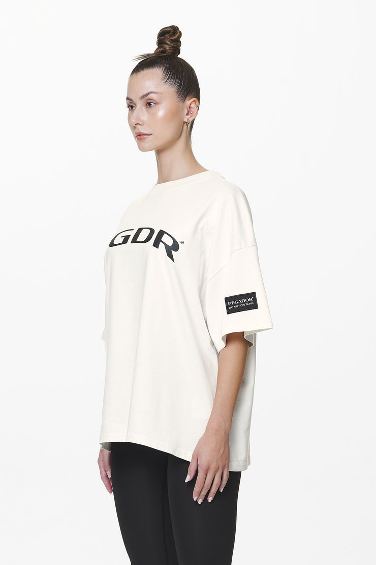 Pegador Troms Heavy Oversized Tee Washed Salty Cream Begrenzt auf 3 Tage