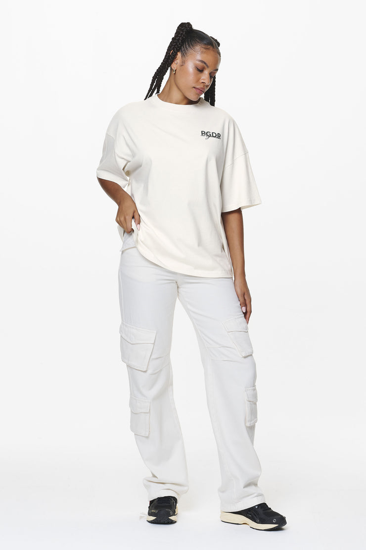 Pegador Sona Heavy Oversized Tee Washed Salty Cream Im Verkauf