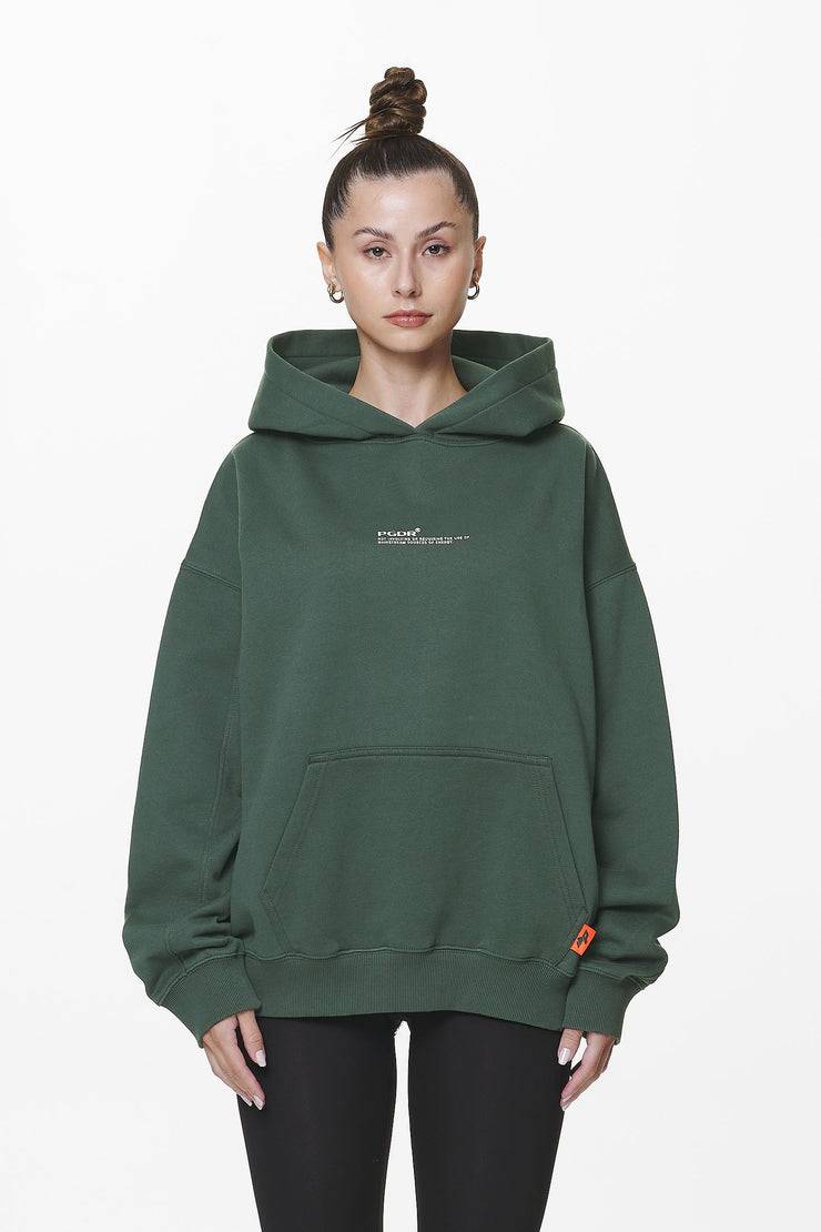 Pegador Navisk Oversized Hoodie Washed Sage Green Auslauf