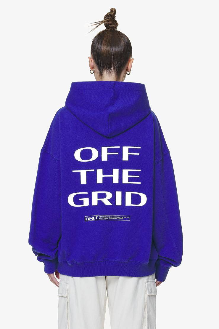 Pegador Navisk Oversized Hoodie Washed Endless Blue Verkauf