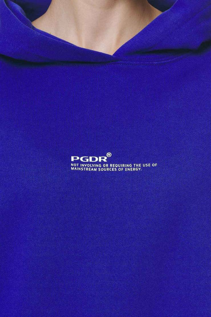 Pegador Navisk Oversized Hoodie Washed Endless Blue Verkauf