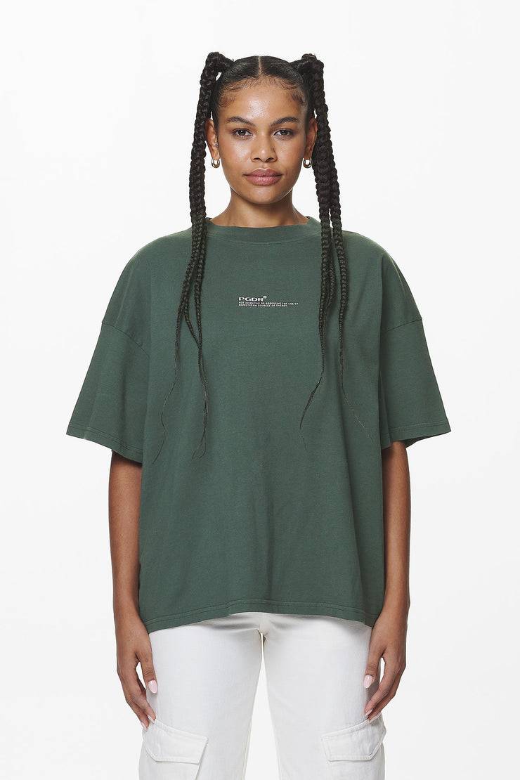Pegador Navisk Heavy Oversized Tee Washed Sage Green im Angebot