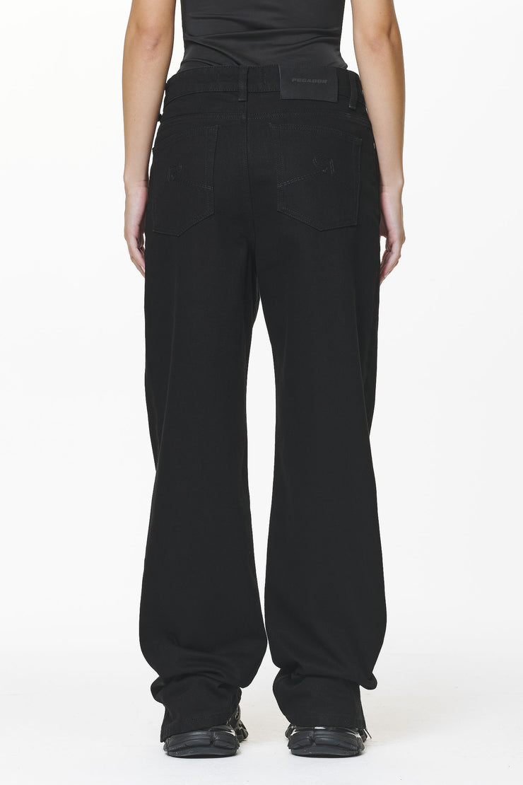 Pegador Moi Wide Jeans Black Fabrikverkauf