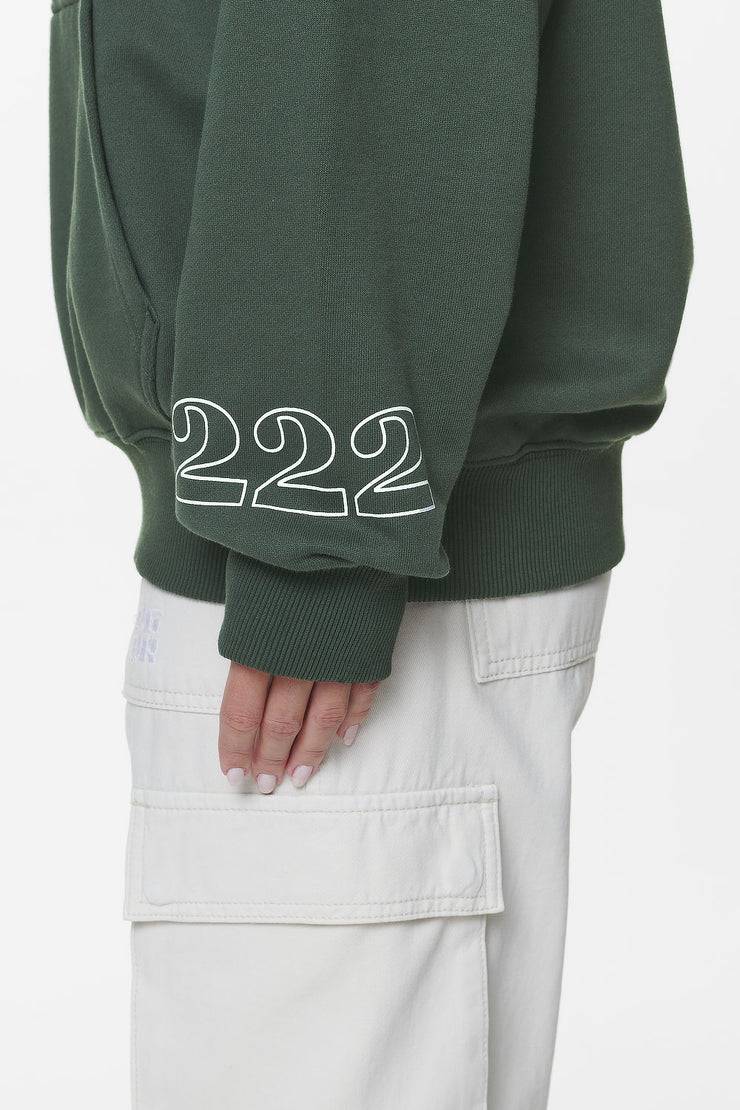 Pegador Habo Oversized Hoodie Washed Sage Green Rabatt