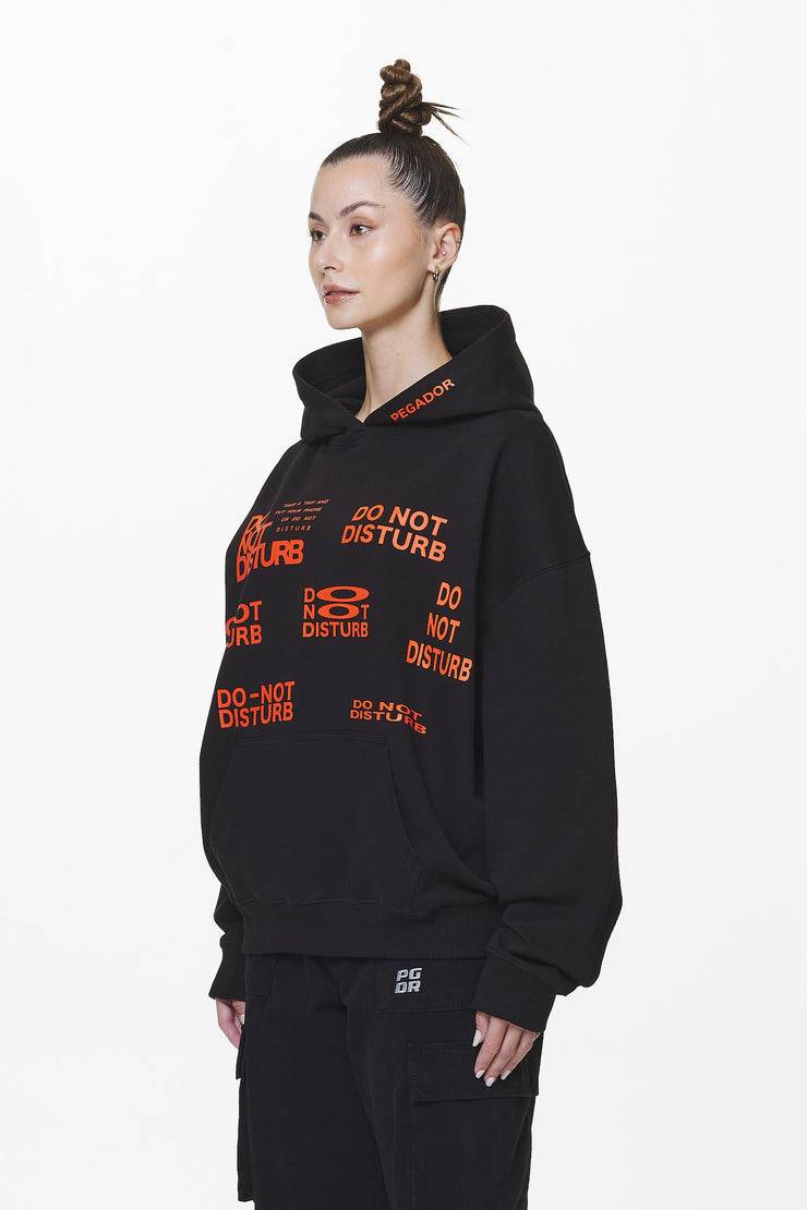 Pegador Groven Oversized Hoodie Black Günstig kaufen