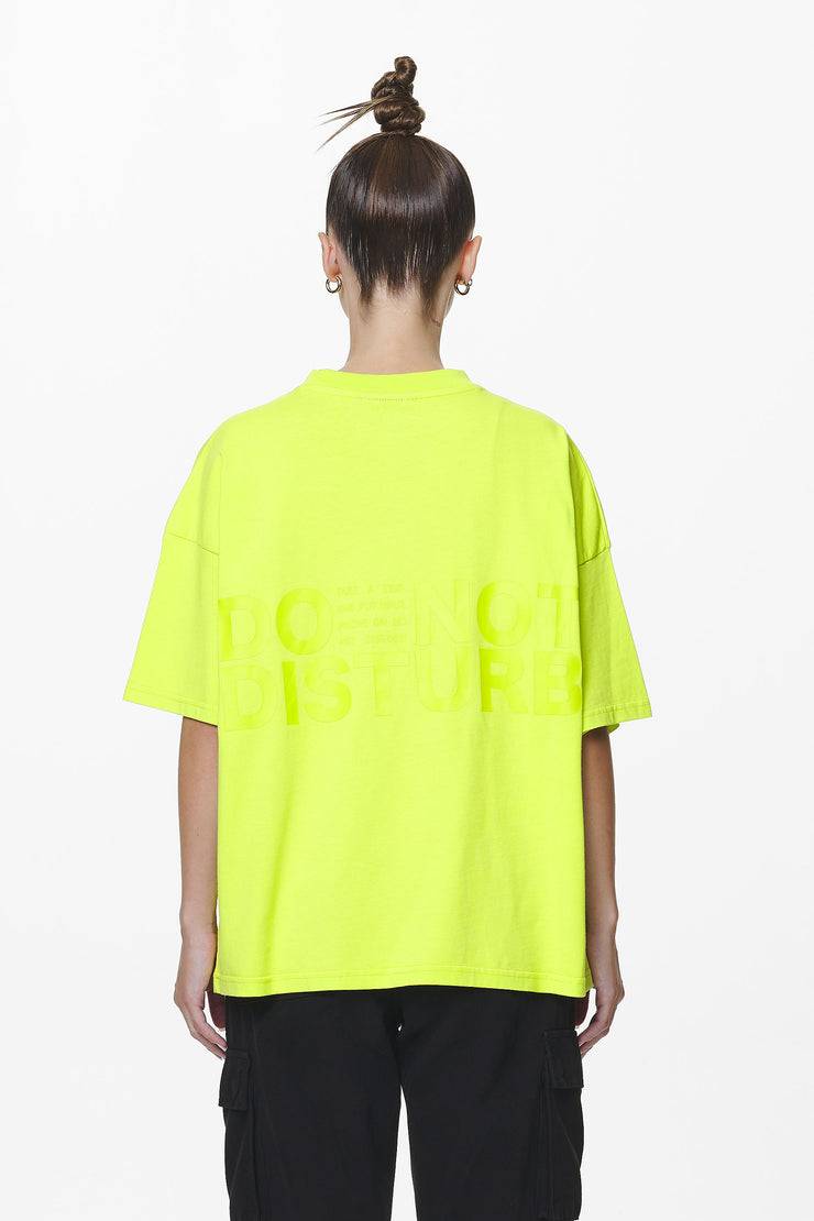 Pegador Groven Heavy Oversized Tee Washed Lime Yellow Großer Ausverkauf