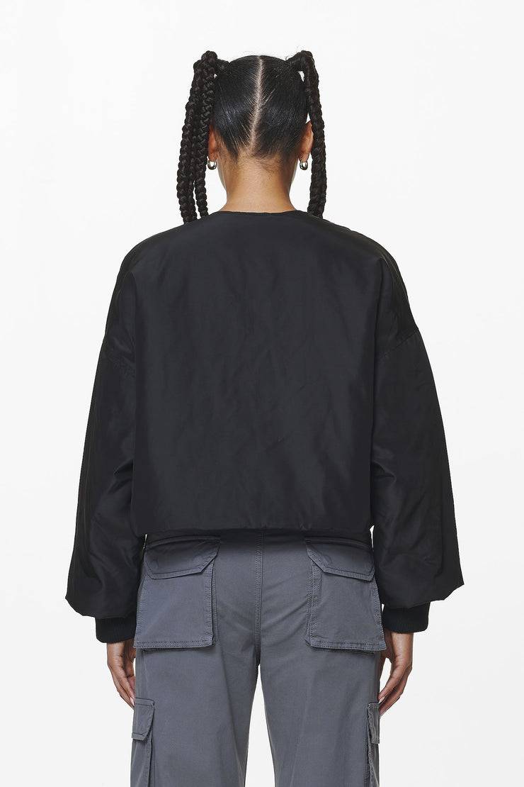 Pegador Floro Volume Puffer Bomber Jacket Black Flash Sale