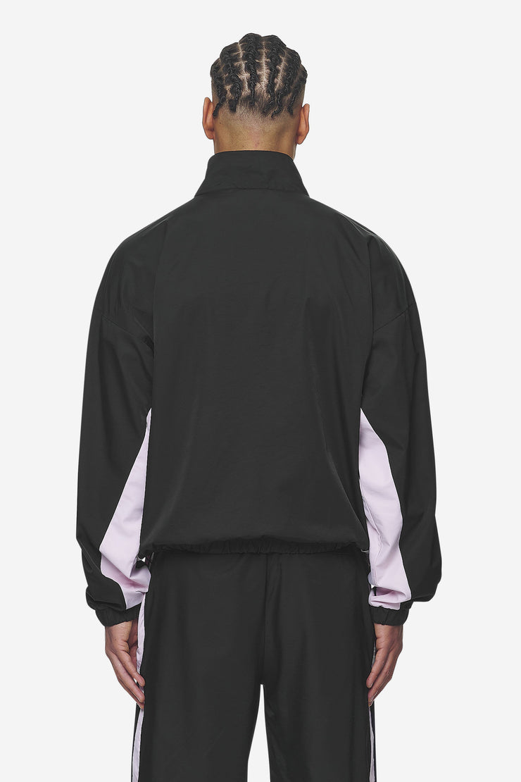 Pegador Stow Boxy Track Jacket Black Bubblegum Preisnachlass