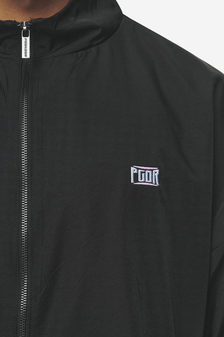 Pegador Stow Boxy Track Jacket Black Bubblegum Preisnachlass