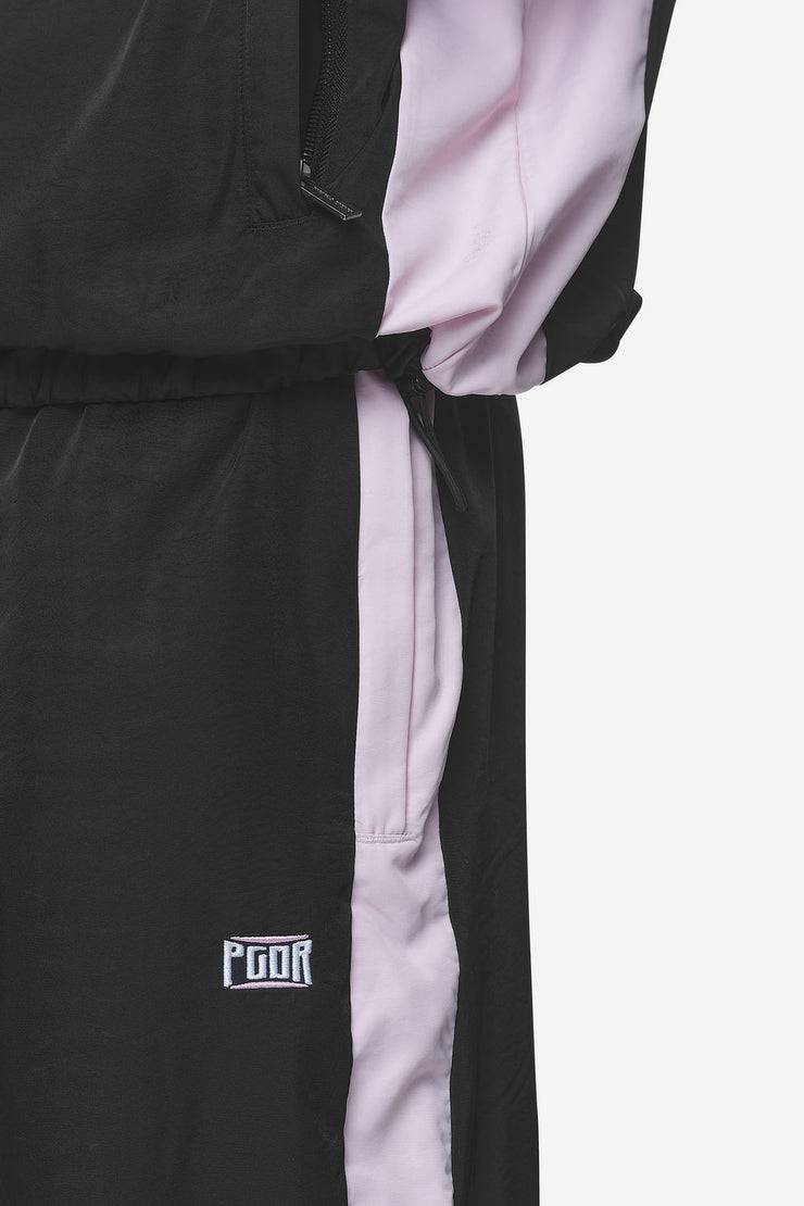 Pegador Stow Wide Track Pants Black Bubblegum Saisonschlussverkauf