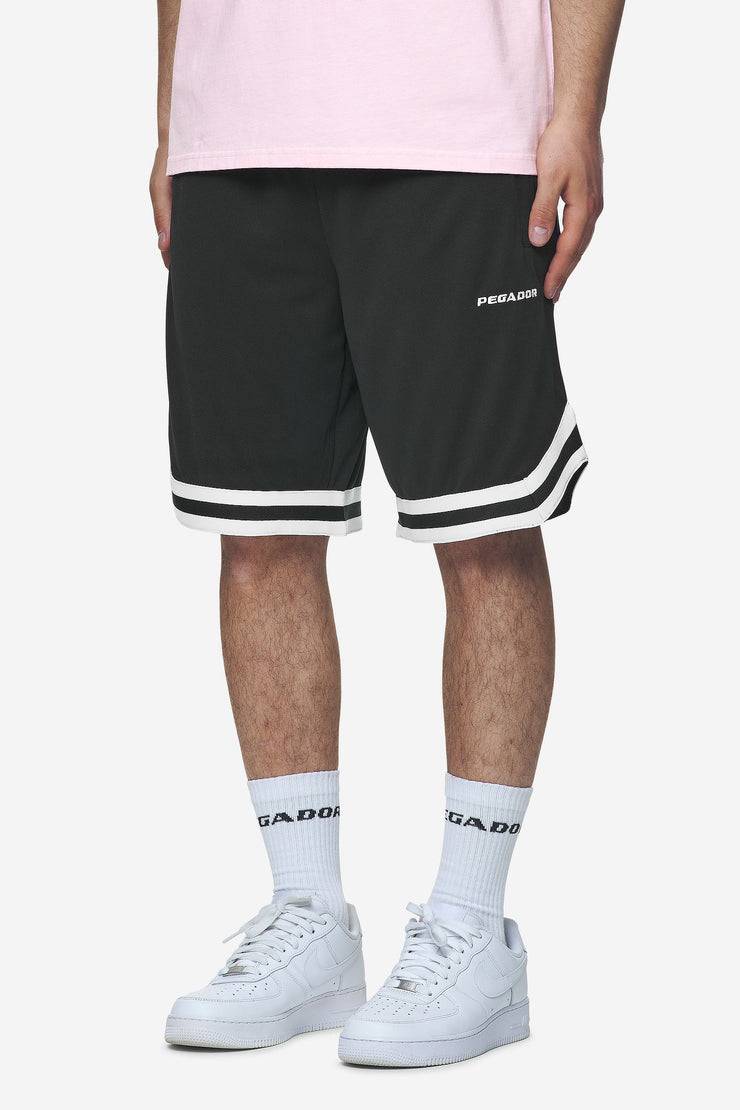 Pegador Lansing Basketball Shorts Black Vatertagsangebot