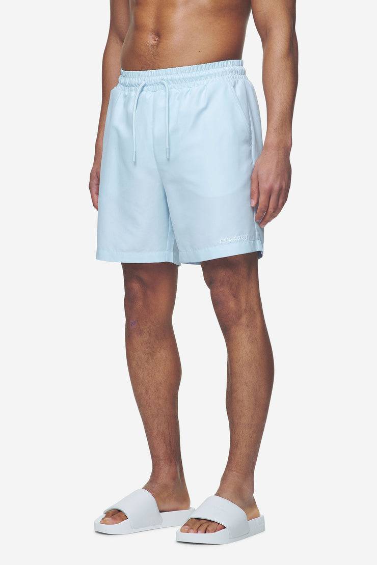 Pegador Logo Swim Shorts Baby Blue Lagerräumung