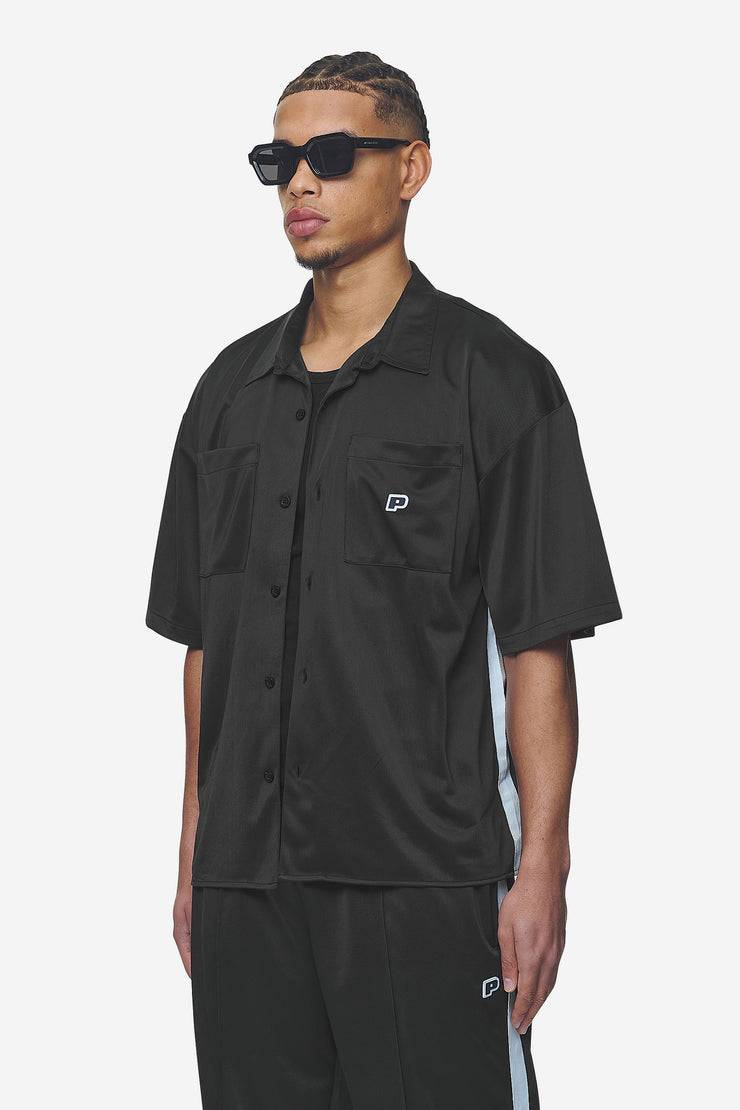 Pegador Zeno Boxy Shirt Black Baby Blue Große Rabatte
