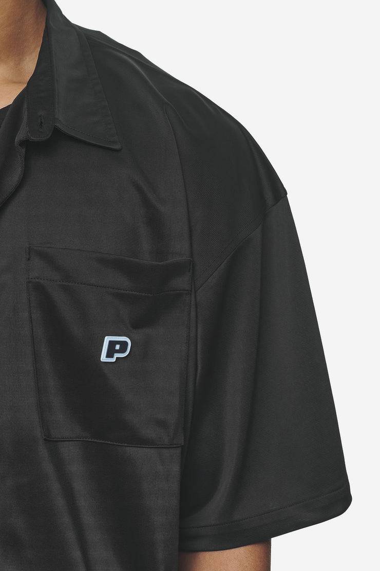Pegador Zeno Boxy Shirt Black Baby Blue Große Rabatte