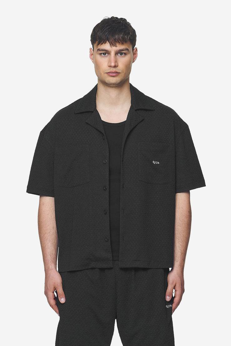 Pegador Wyton Structured Summer Shirt Black Sonderangebote