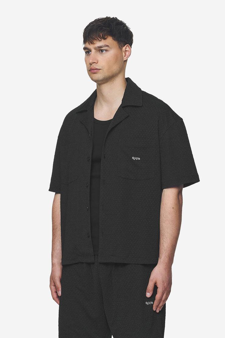 Pegador Wyton Structured Summer Shirt Black Sonderangebote