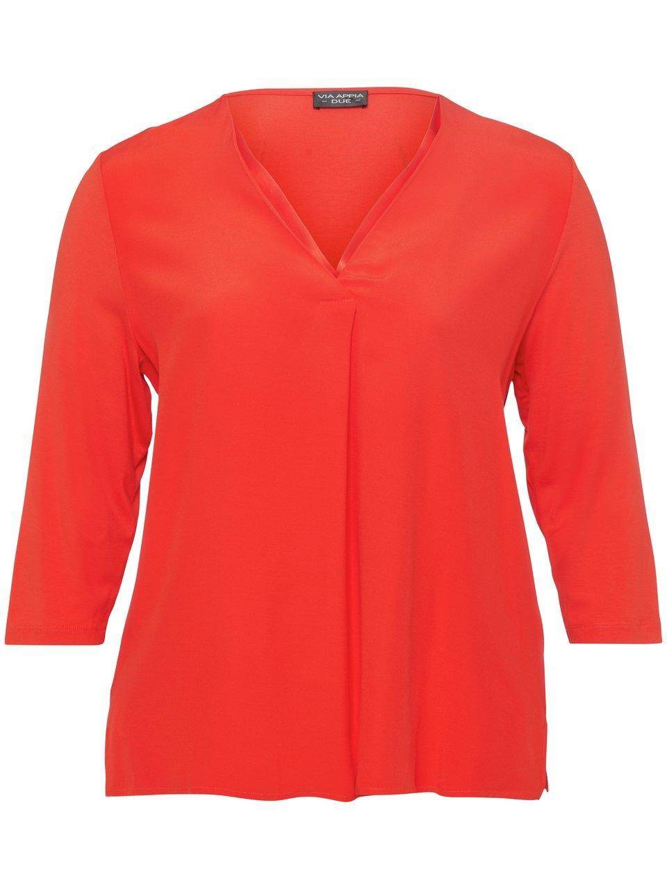 Via Appia Due Bluse mit V-Ausschnitt Discount Store für neue Produkte
