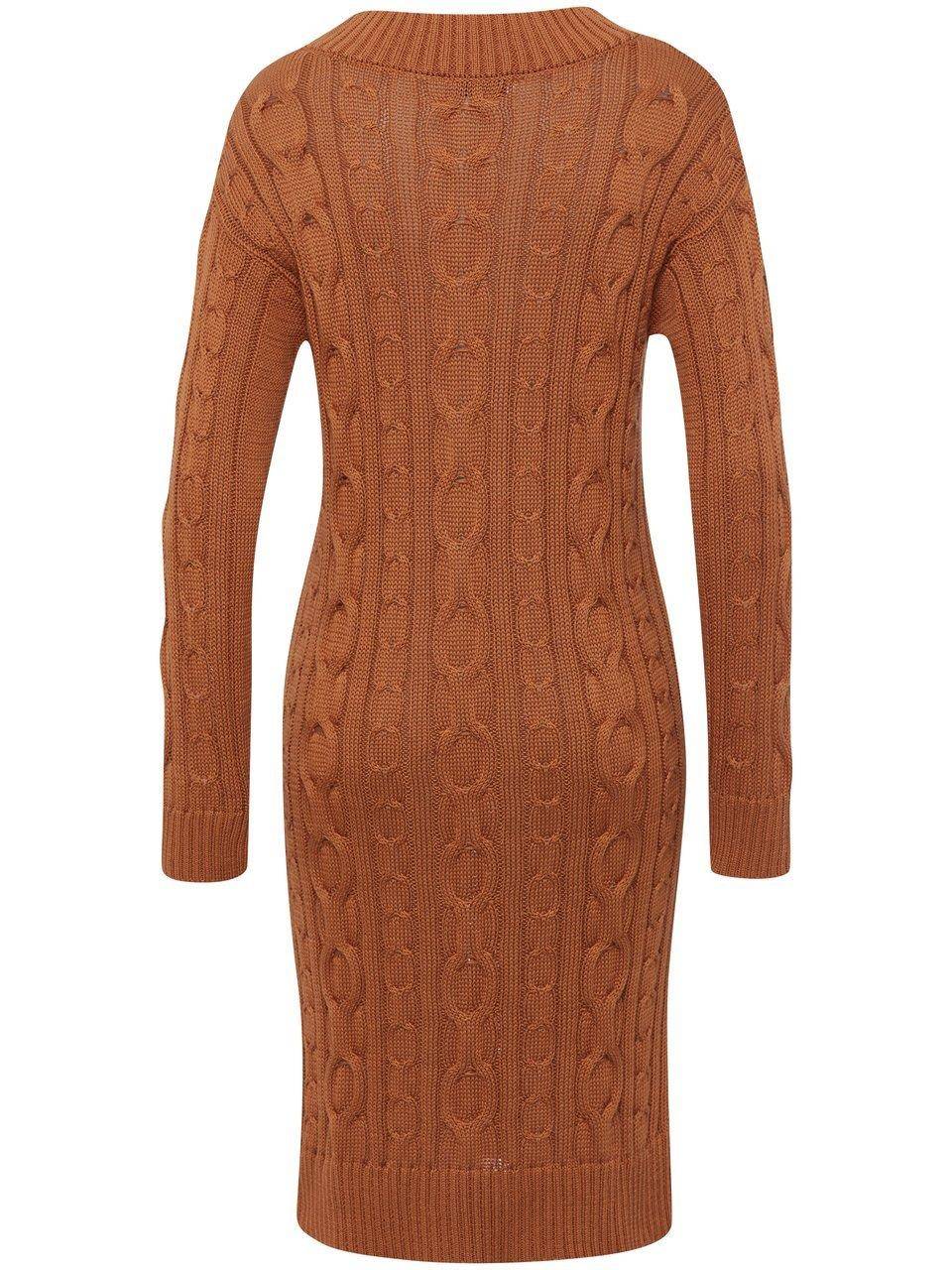 Peter Hahn Strickkleid mit Rundhals-Ausschnitt Auslauf