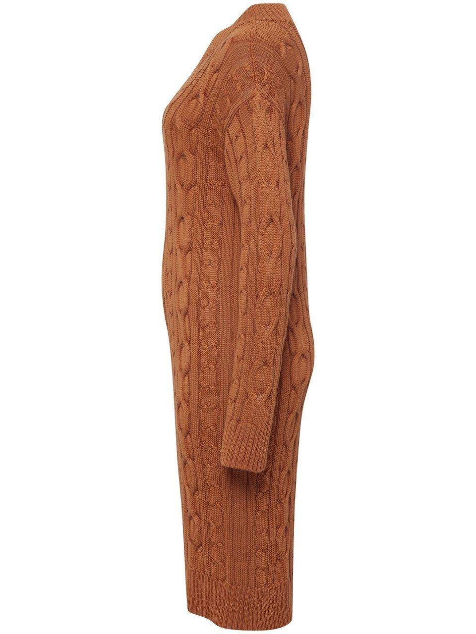 Peter Hahn Strickkleid mit Rundhals-Ausschnitt Auslauf