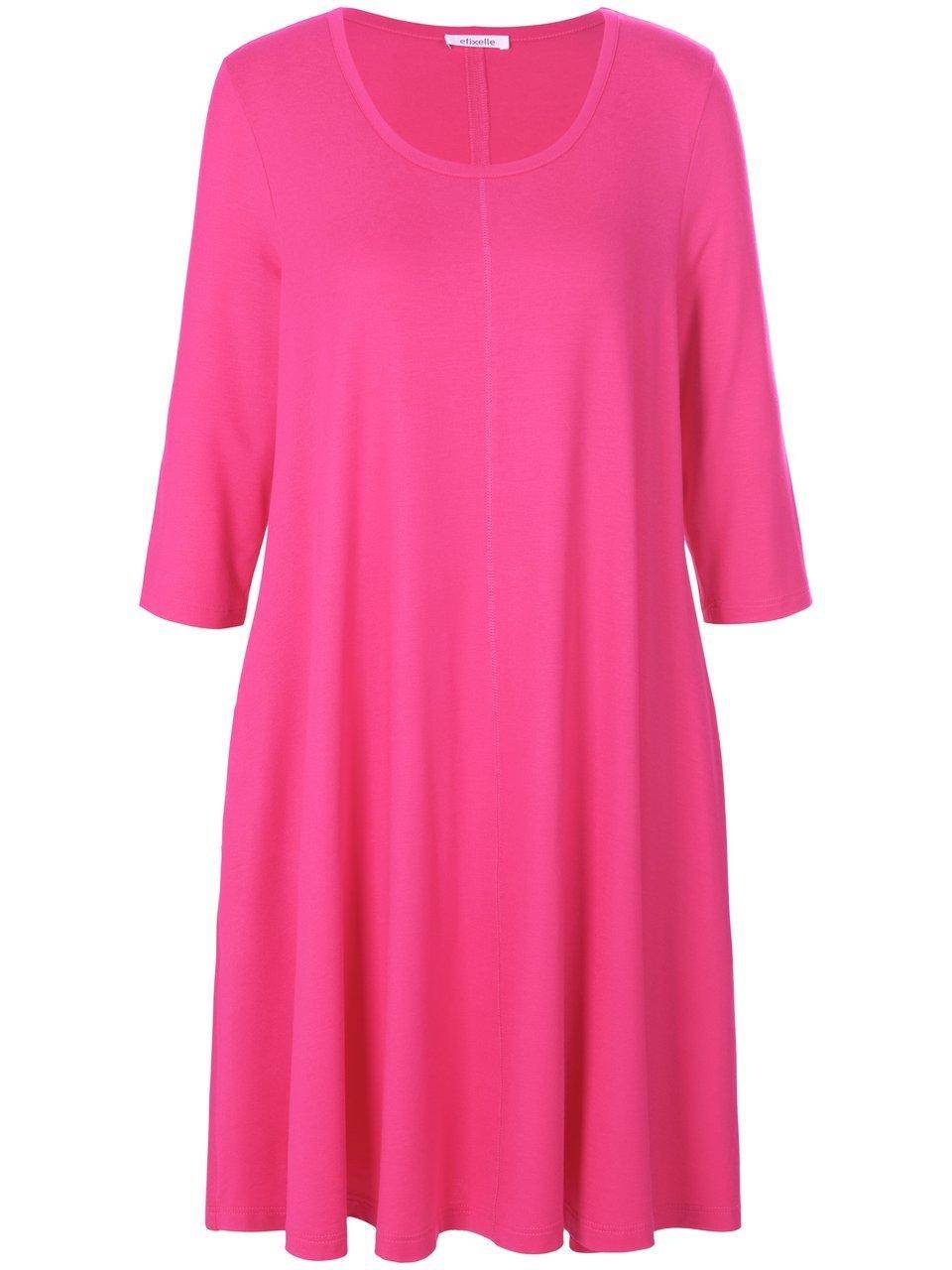 Efixelle Jersey-Kleid mit 3/4-Arm Kostenloser Versand