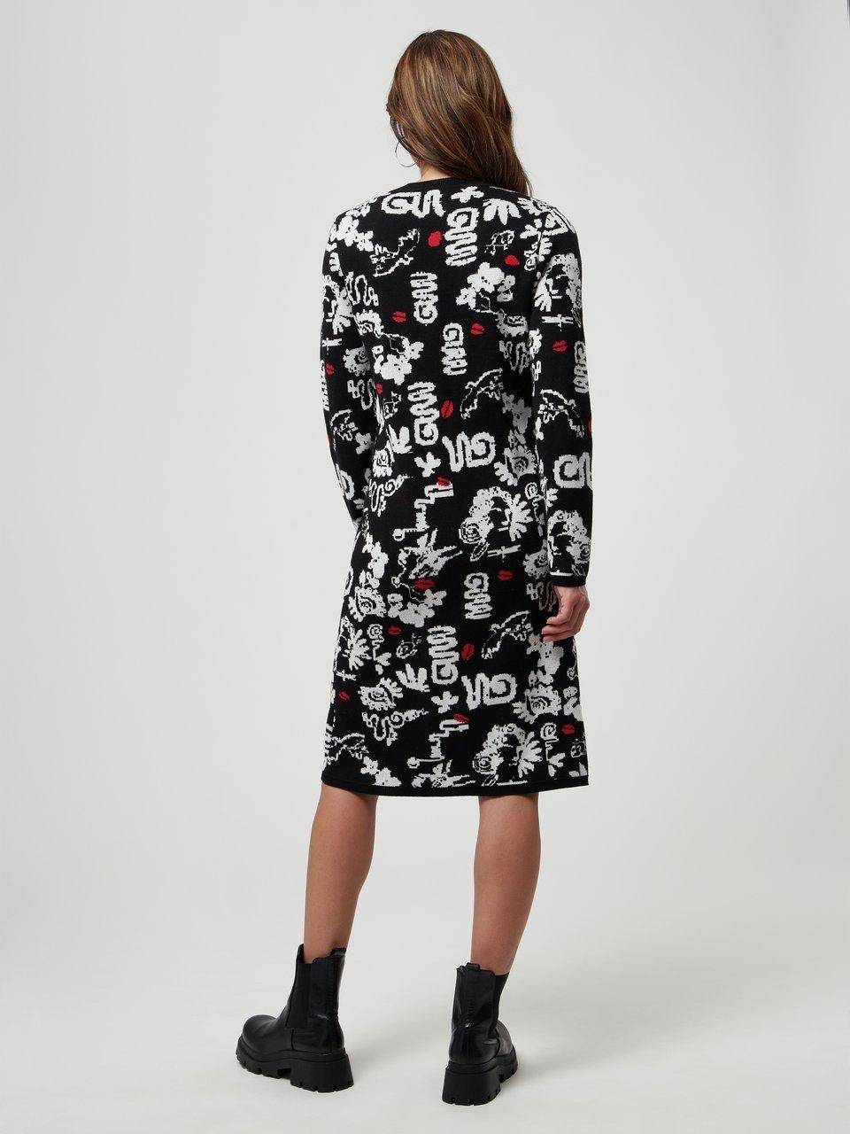 MYBC Strickkleid mit Rundhals-Ausschnitt Flash Sale