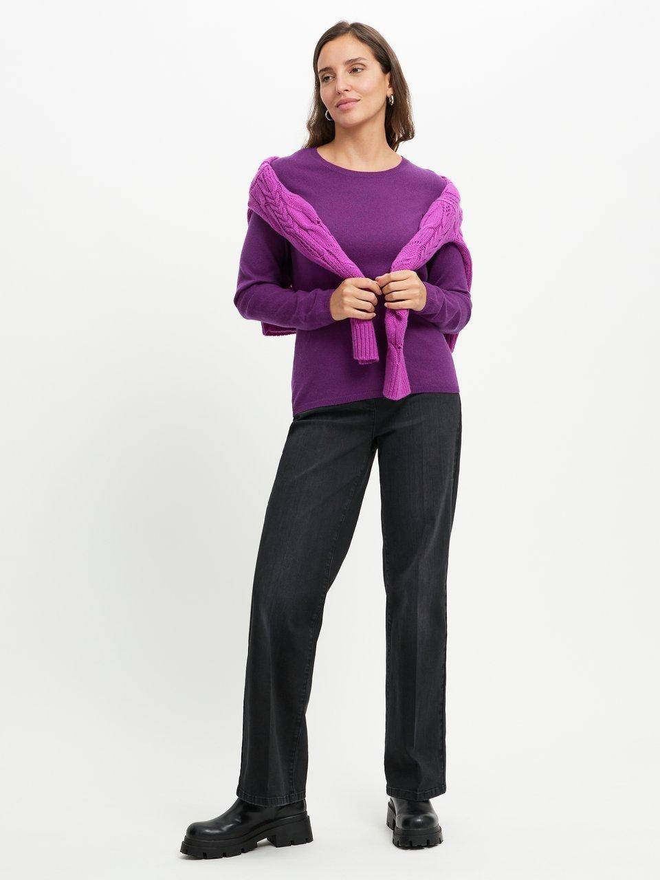 include Rundhals-Pullover aus Schurwolle und Kaschmir Bis zu 50% Rabatt